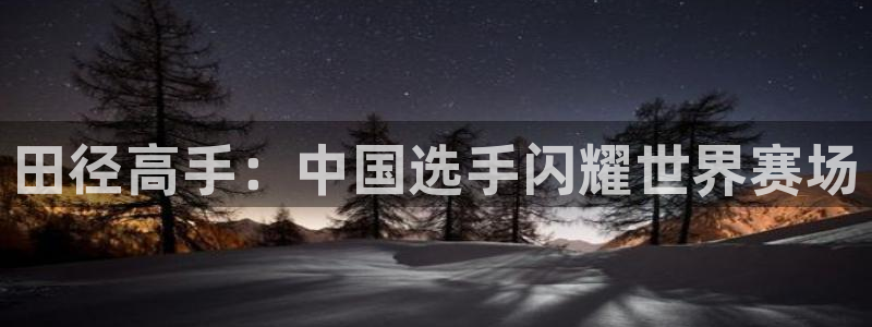 oety欧亿体育官网下载平台注册流程图：田径高手：中国选手闪