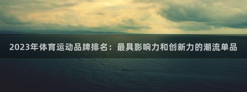 oety欧亿体育官网下载是干嘛的公司：2023年体育运动品牌